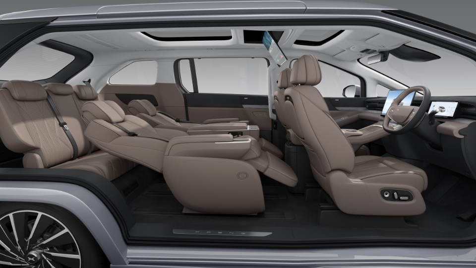 Xpeng X9 Performance – interiør